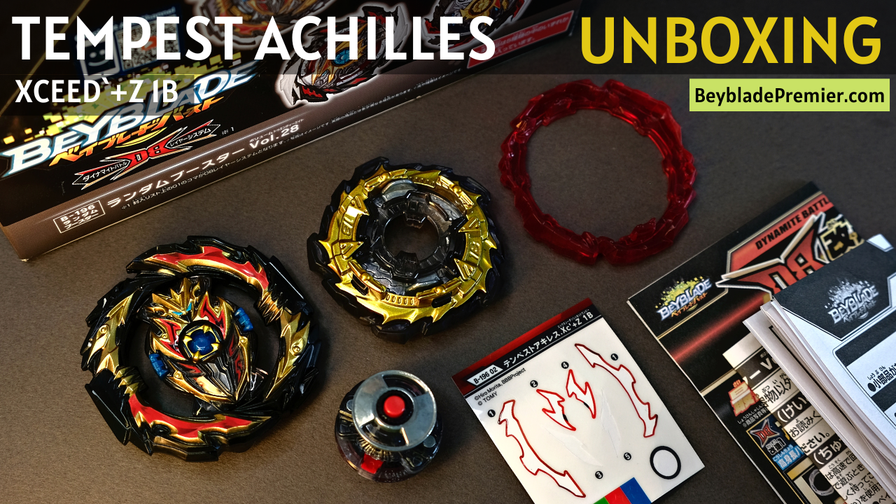 Tempest ACHILLES! Satisfying ASMR Unboxing! | Beyblade Premier