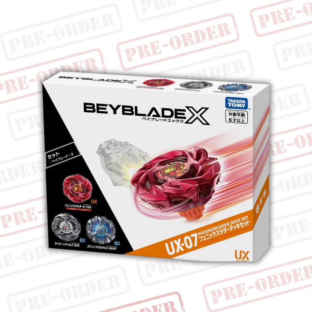 UX-07 Phoenix Rudder Deck Set | Beyblade UX (PRE-ORDER)